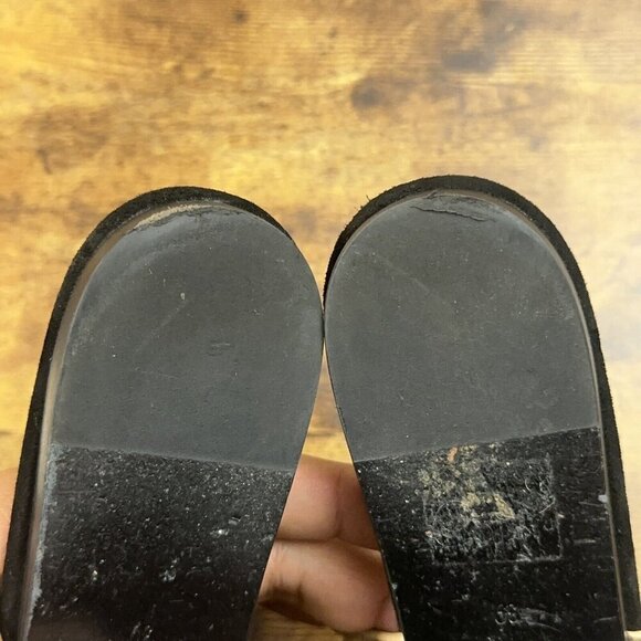 Jenni Kayne Cheetah Print Mules Size 39 Pony Hair Slip On Pointed Toe Flats - Picture 15 of 16